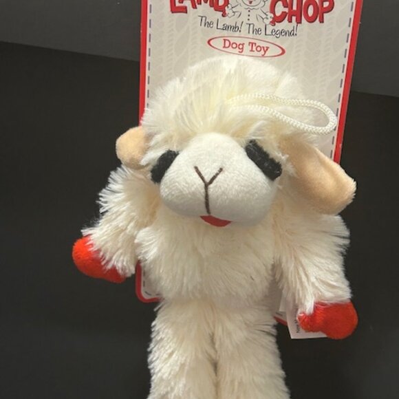 Small Lamb Chop Dog Plush Toy - Picture 1 of 6